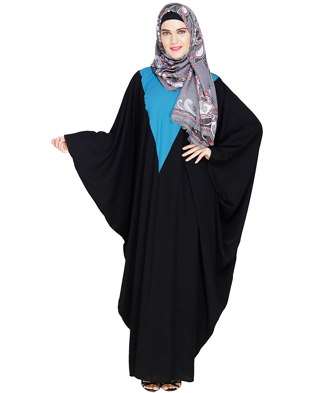 Colour Blocked Kaftan