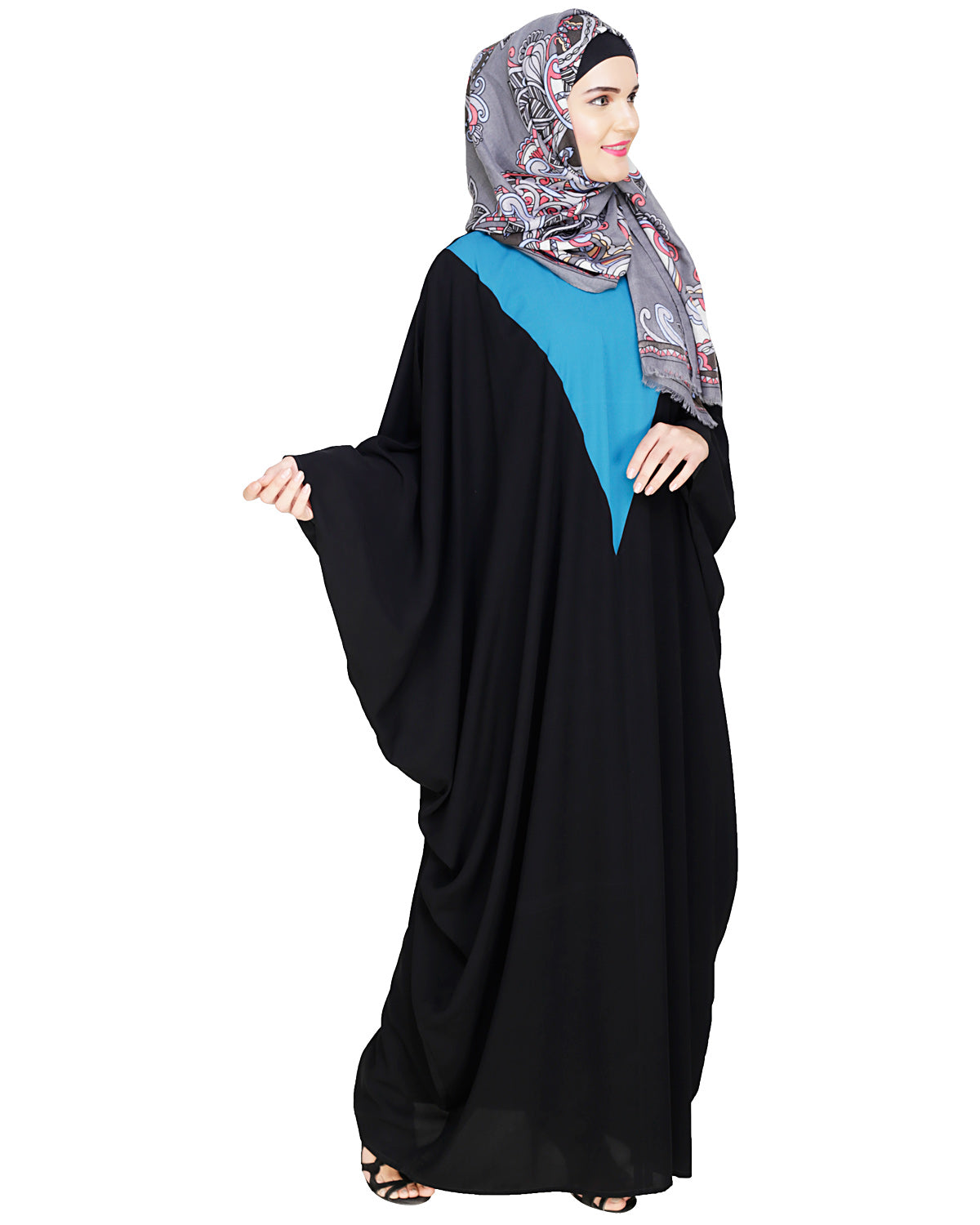 Colour Blocked Kaftan