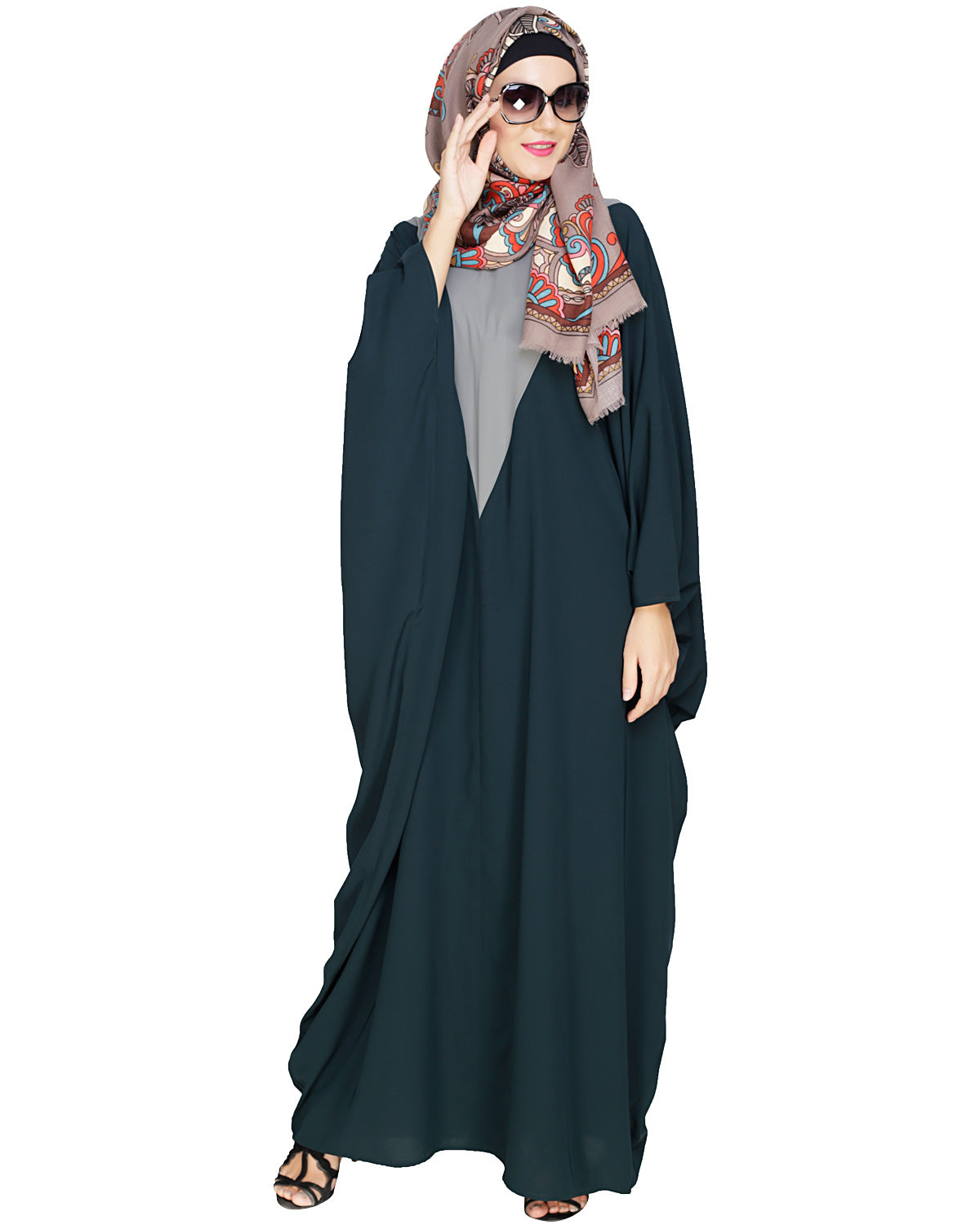 Colour Blocked Kaftan