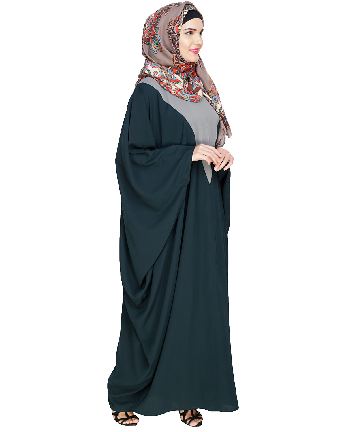 Colour Blocked Kaftan