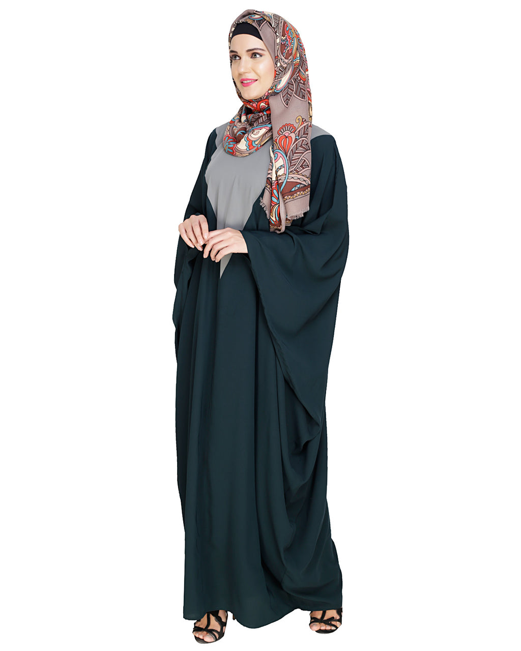 Colour Blocked Kaftan