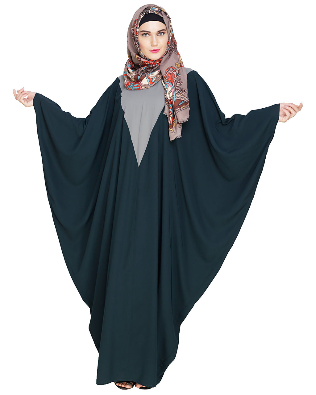 Colour Blocked Kaftan