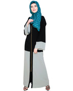 Dazzling Zip-Up Abaya