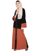Dazzling Zip-Up Abaya