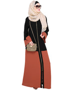 Dazzling Zip-Up Abaya