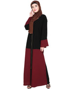 Dazzling Zip-Up Abaya