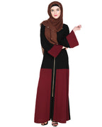 Dazzling Zip-Up Abaya