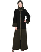Dazzling Zip-Up Abaya