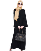 Dazzling Zip-Up Abaya