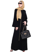 Dazzling Zip-Up Abaya