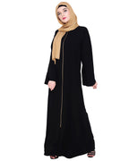 Dazzling Zip-Up Abaya