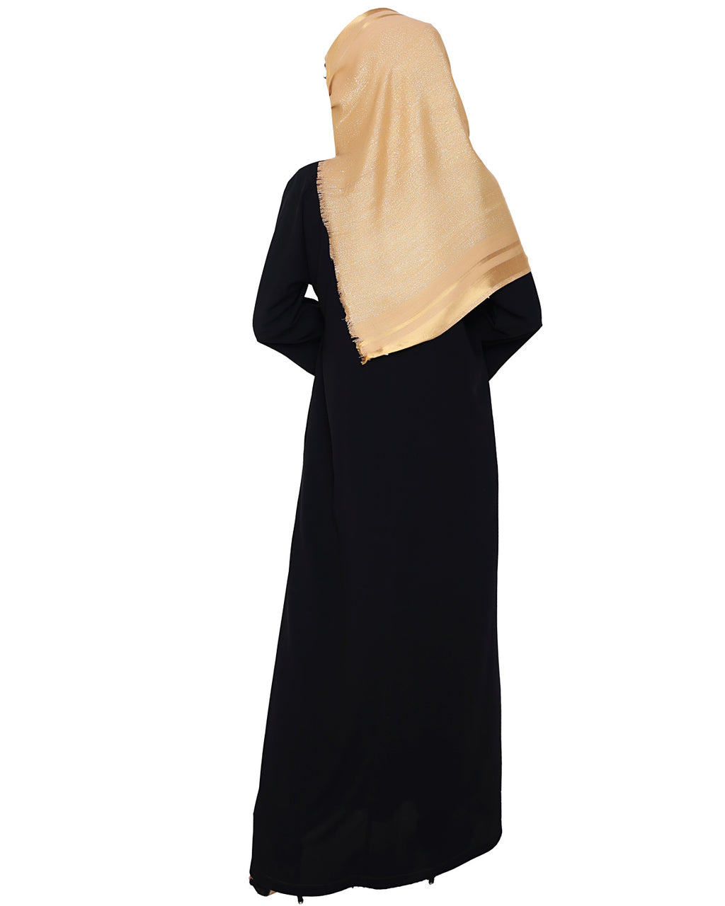 Dazzling Zip-Up Abaya