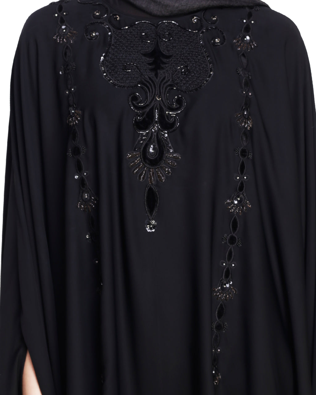 Majestic Black Irani Kaftan
