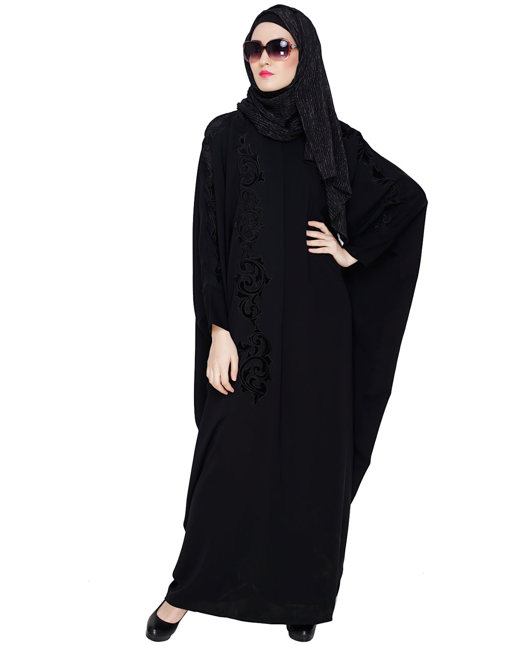 Floral Applique Kaftan