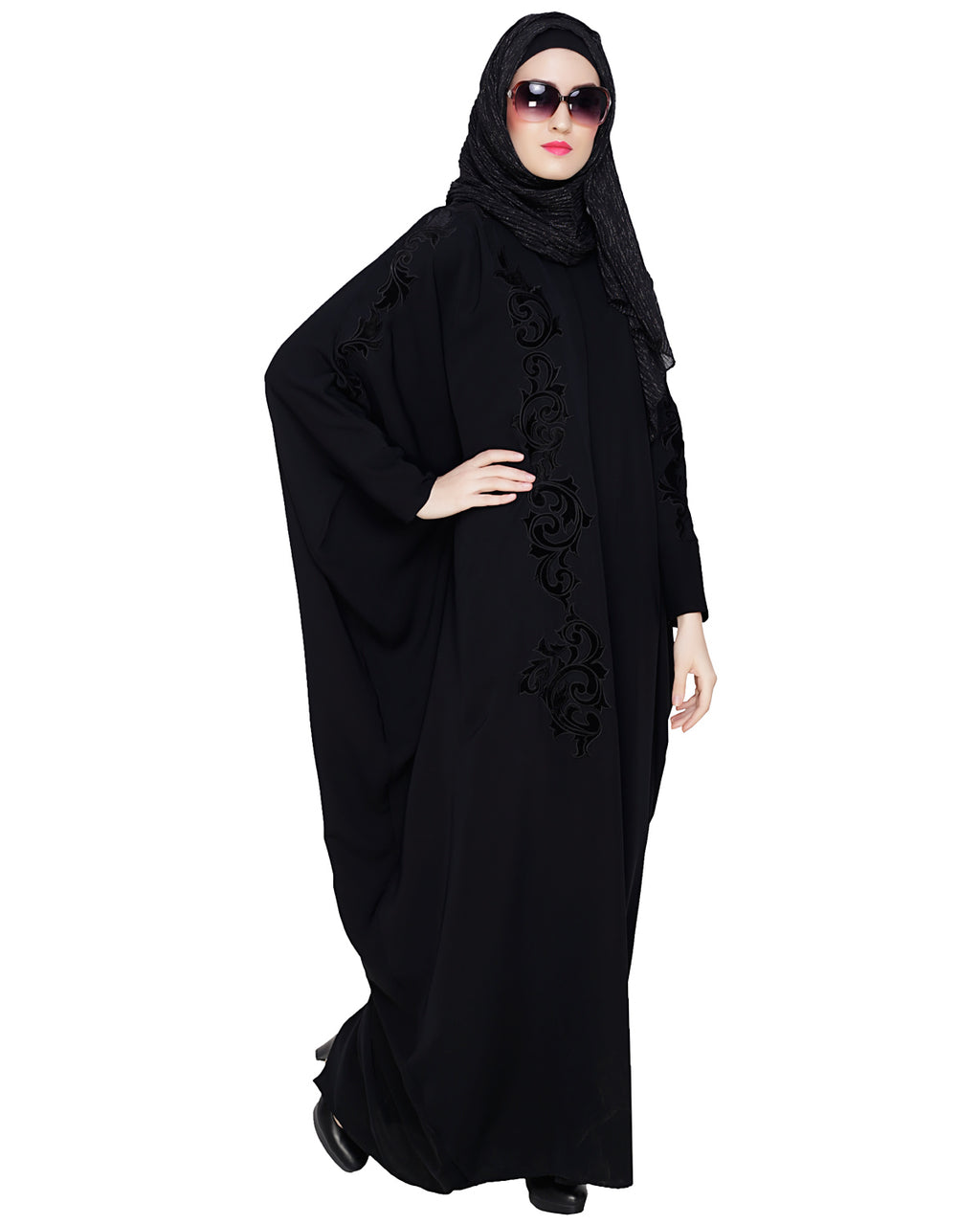 Floral Applique Kaftan