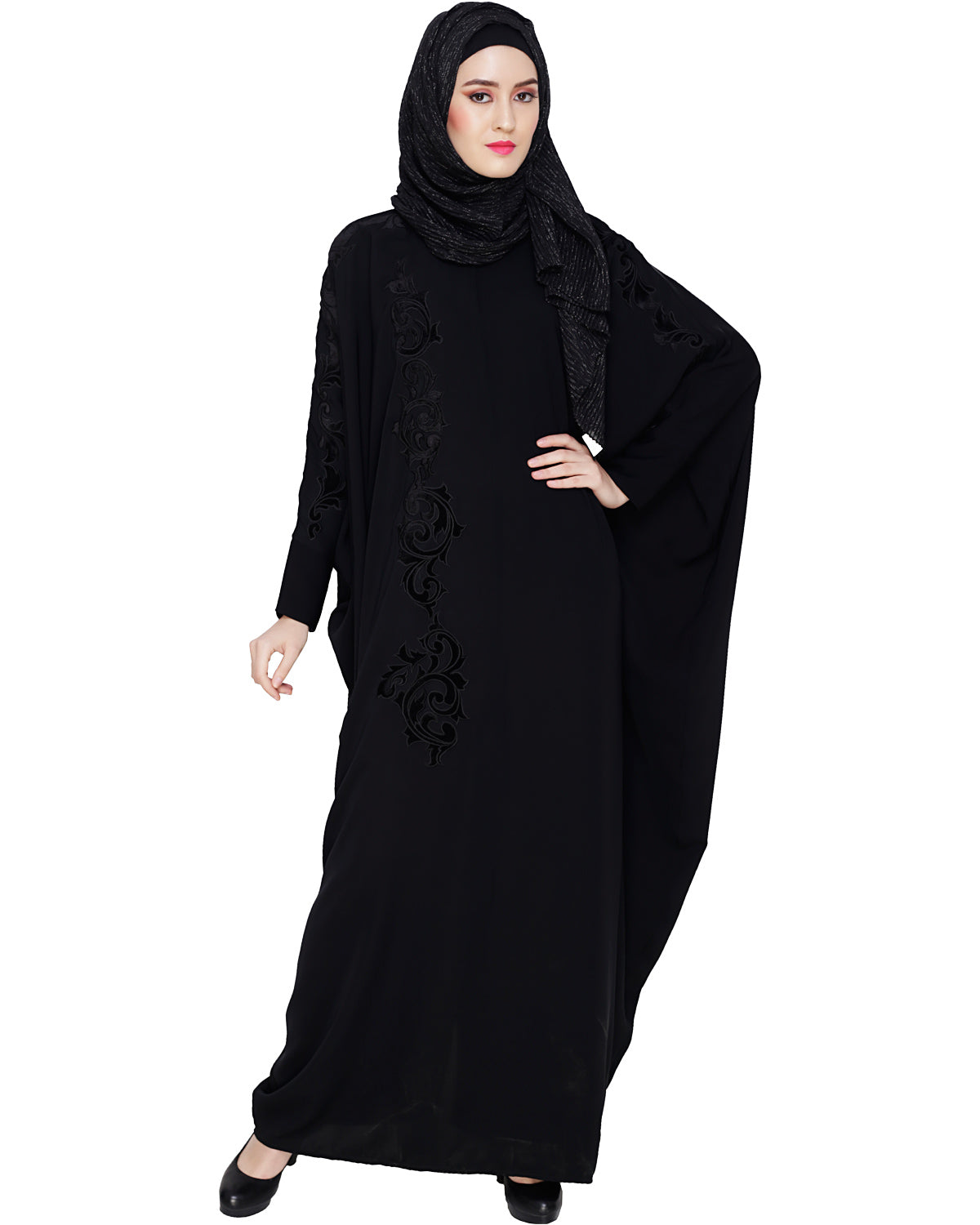 Floral Applique Kaftan