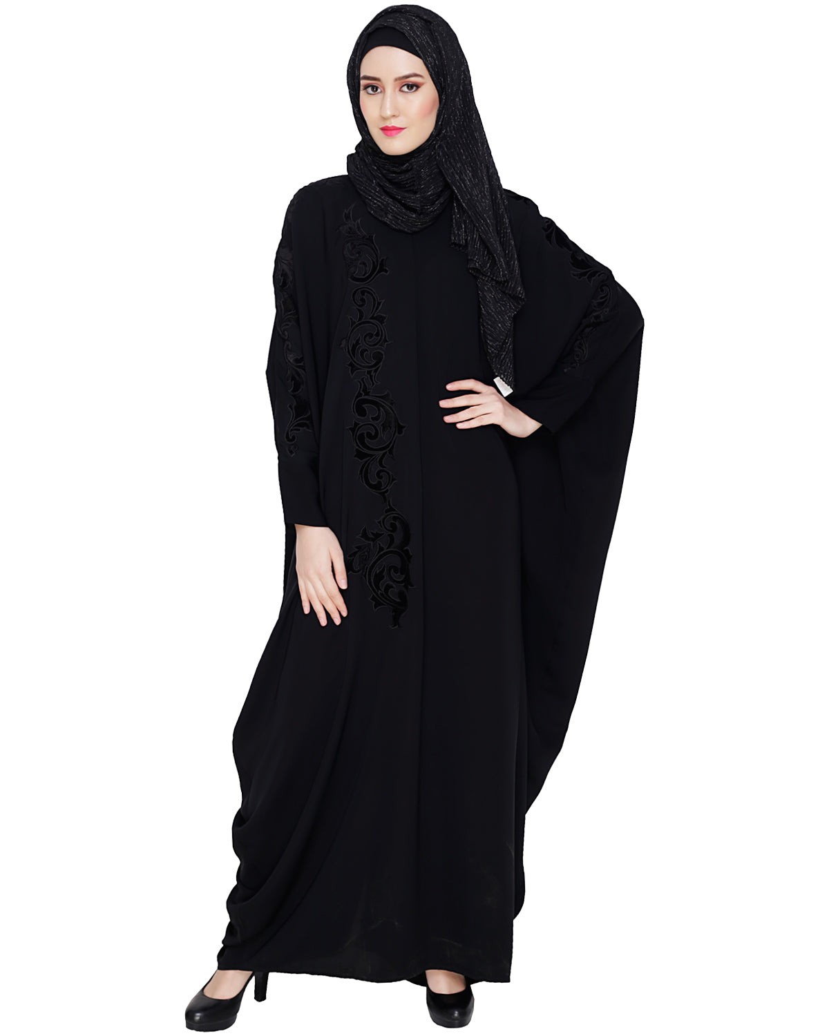 Floral Applique Kaftan
