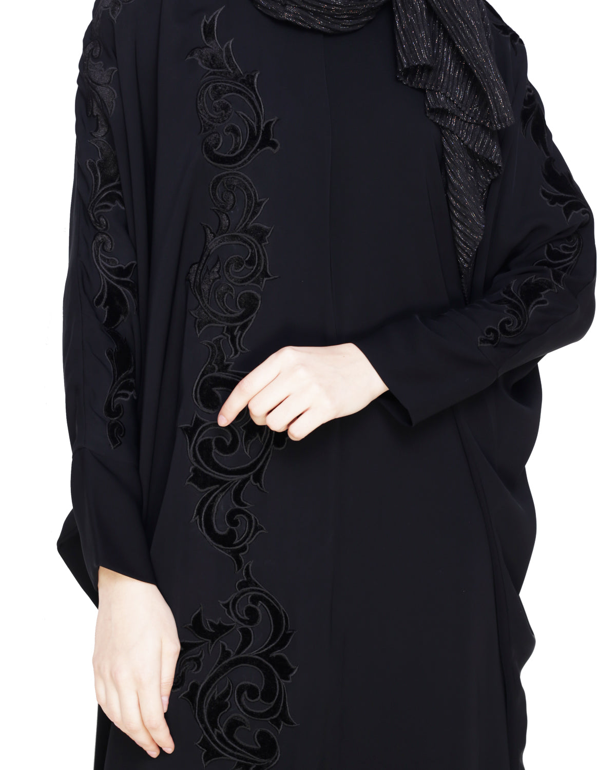 Floral Applique Kaftan
