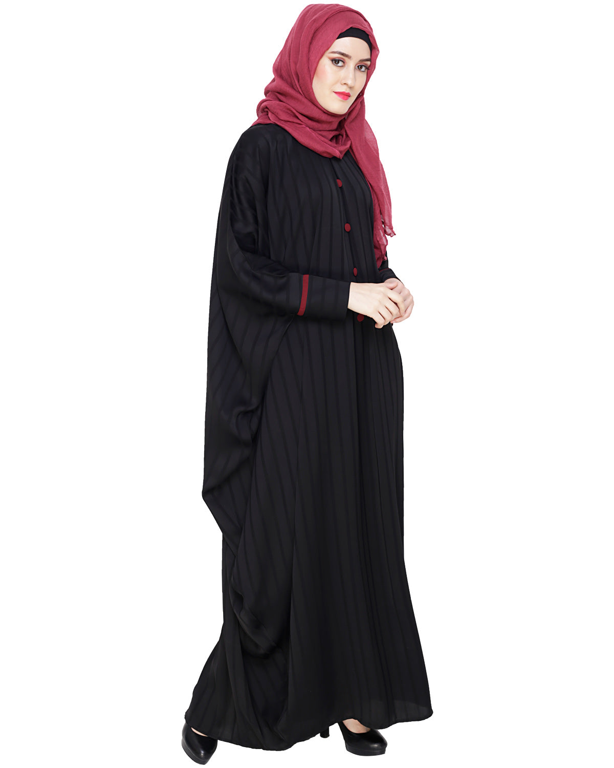 Graceful Pleated Kaftan