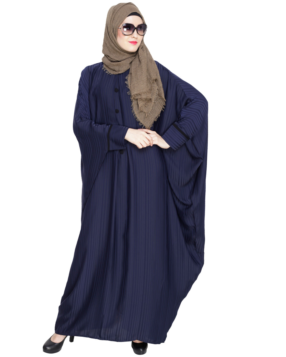 Graceful Pleated Kaftan