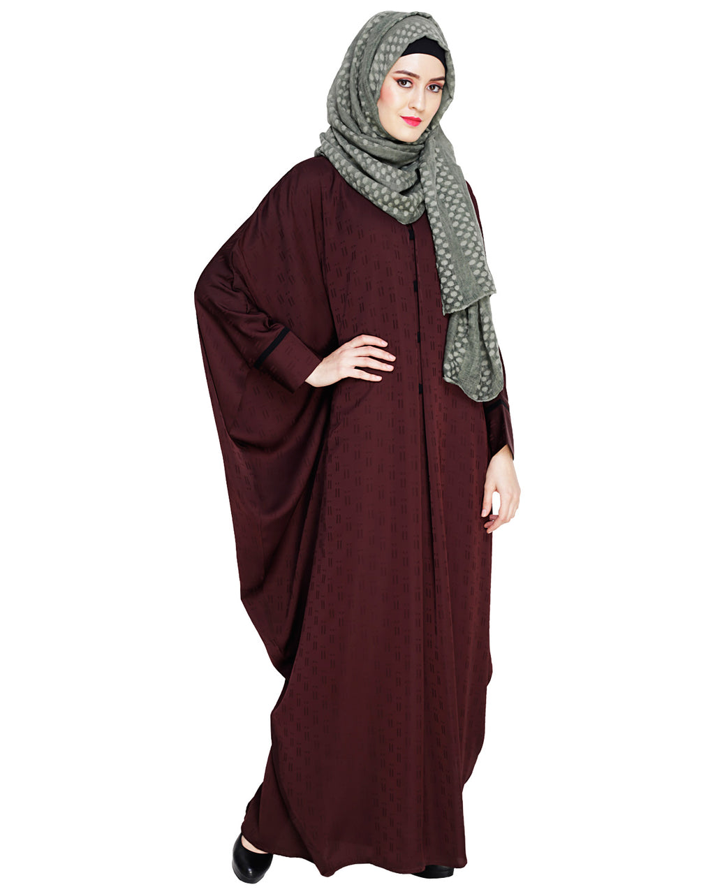 Graceful Pleated Kaftan