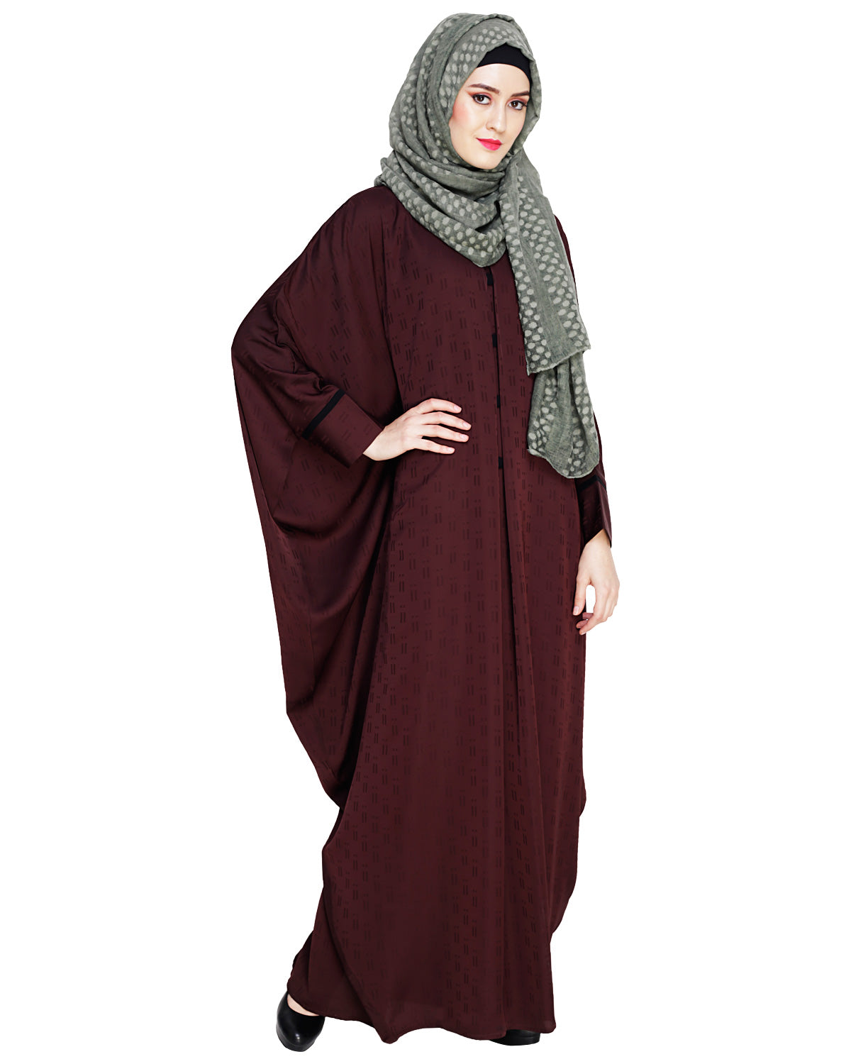 Graceful Pleated Kaftan