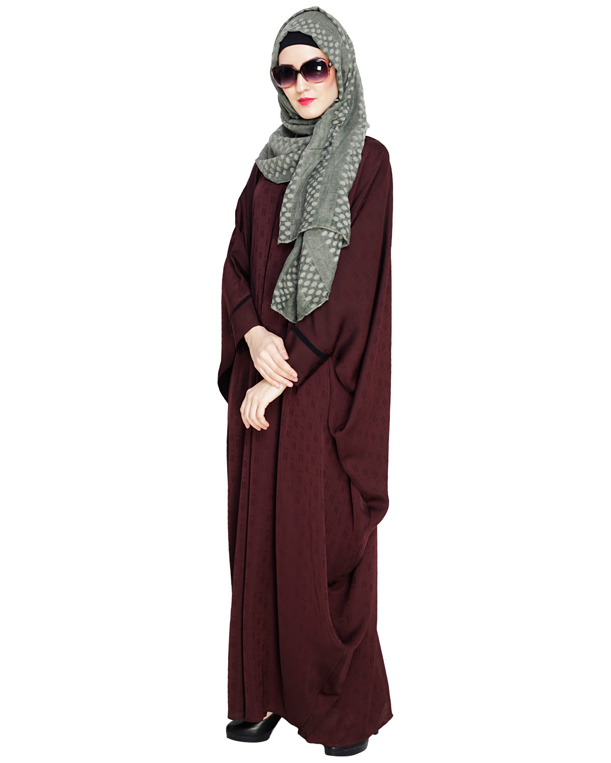 Graceful Pleated Kaftan