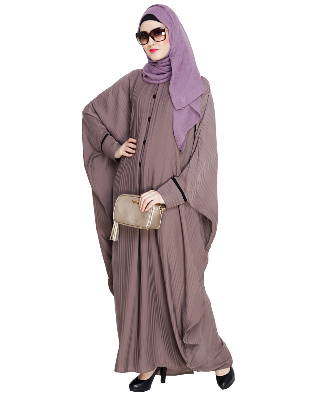 Graceful Pleated Kaftan