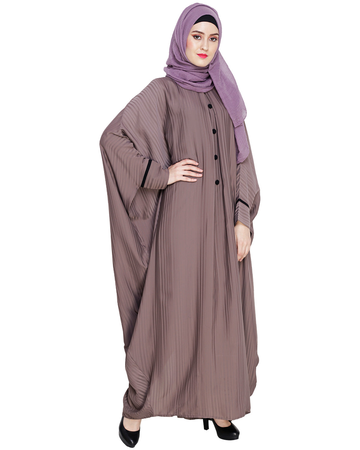 Graceful Pleated Kaftan