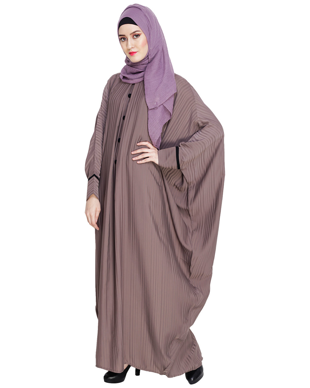 Graceful Pleated Kaftan