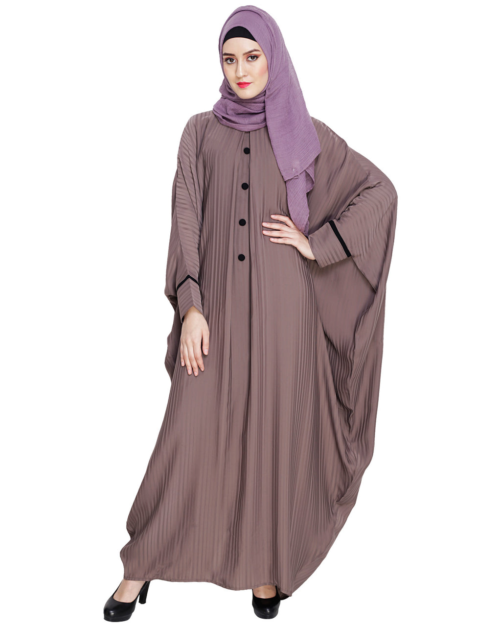 Graceful Pleated Kaftan