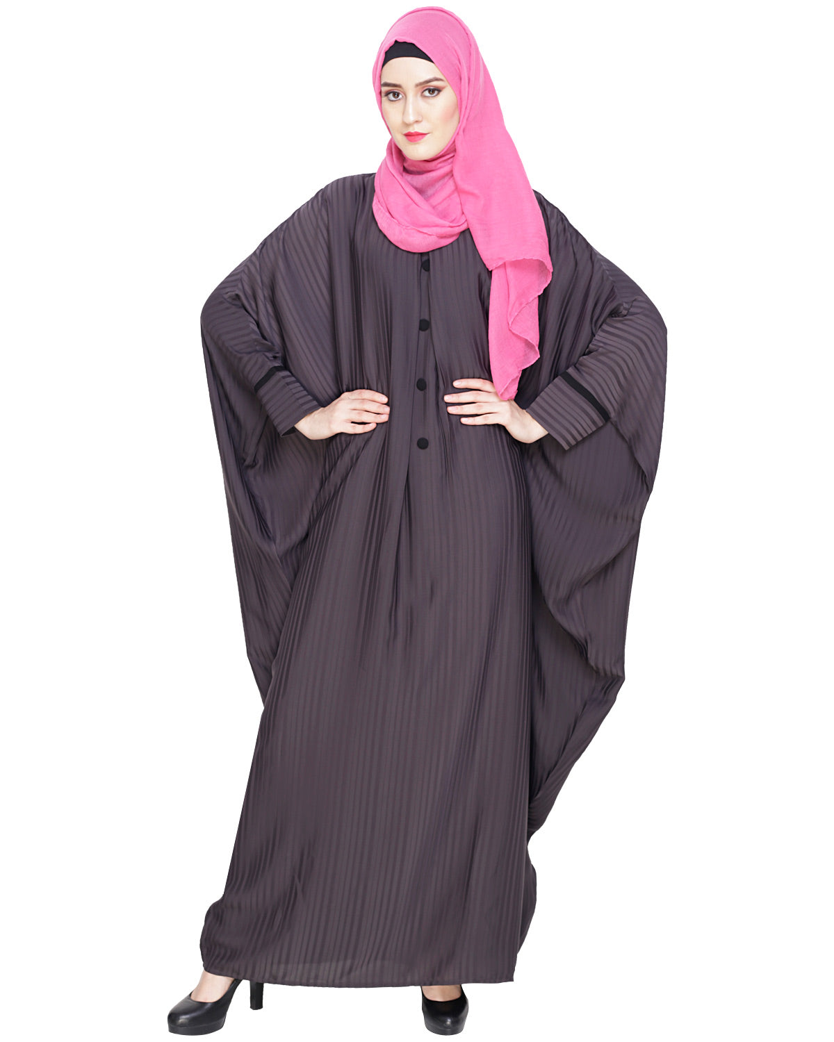 Graceful Pleated Kaftan