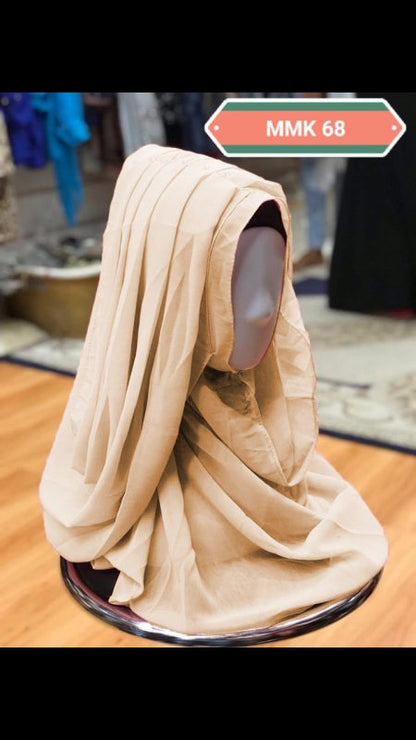 Instant Georgette Comfort Scarf - BEINGMUSLIMS THE HIJAB SHOPPE