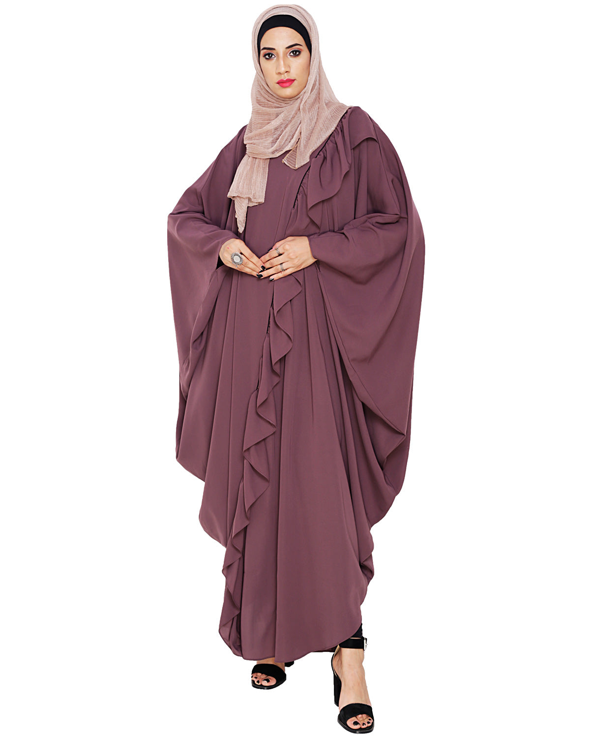 Chic Ruffle Kaftan