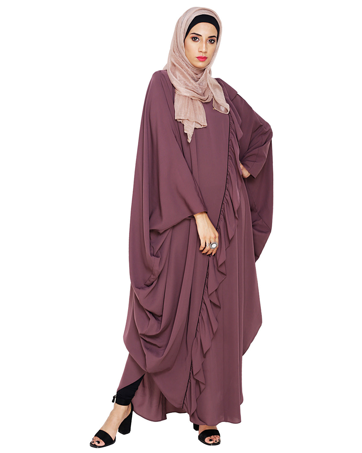 Chic Ruffle Kaftan