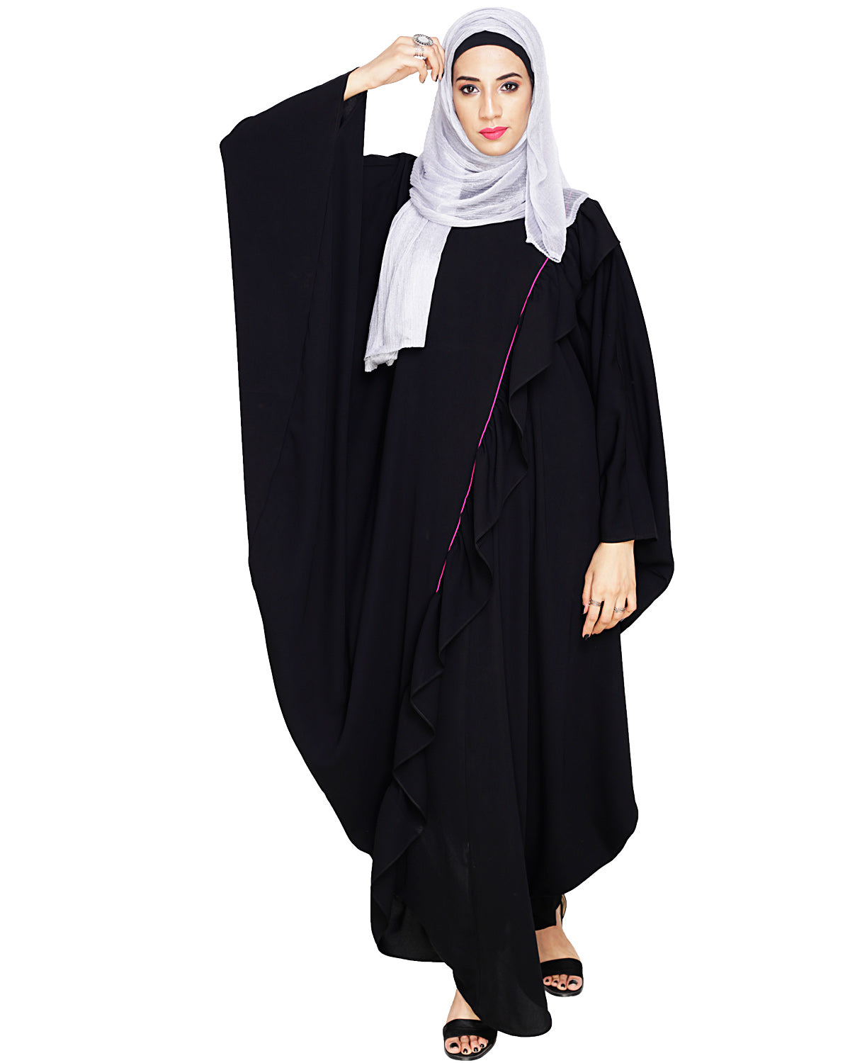 Chic Ruffle Kaftan