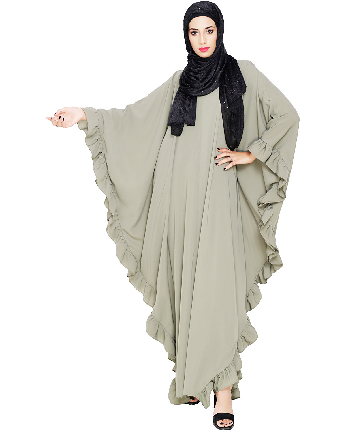Ruffled Kaftan