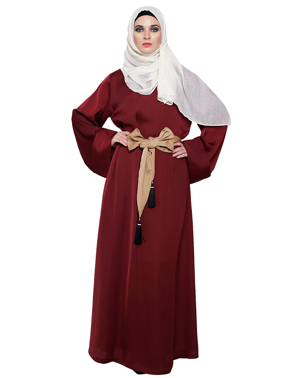 Stylish Tasseled Dubai Style Abaya