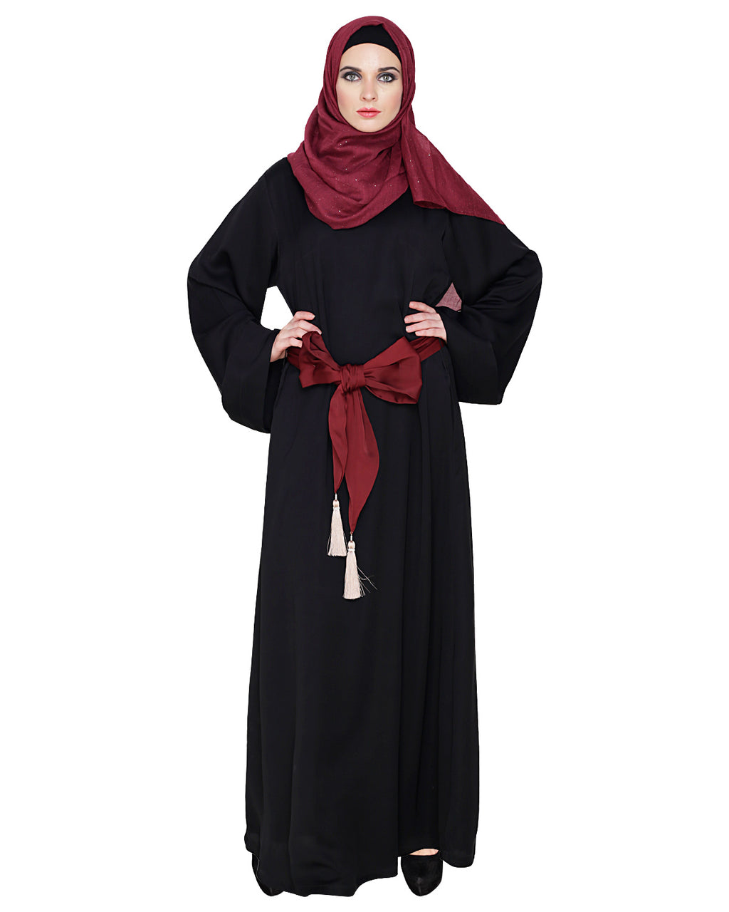 Stylish Tasseled Dubai Style Abaya