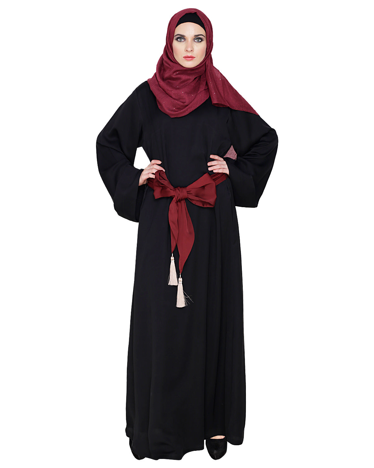 Stylish Tasseled Dubai Style Abaya