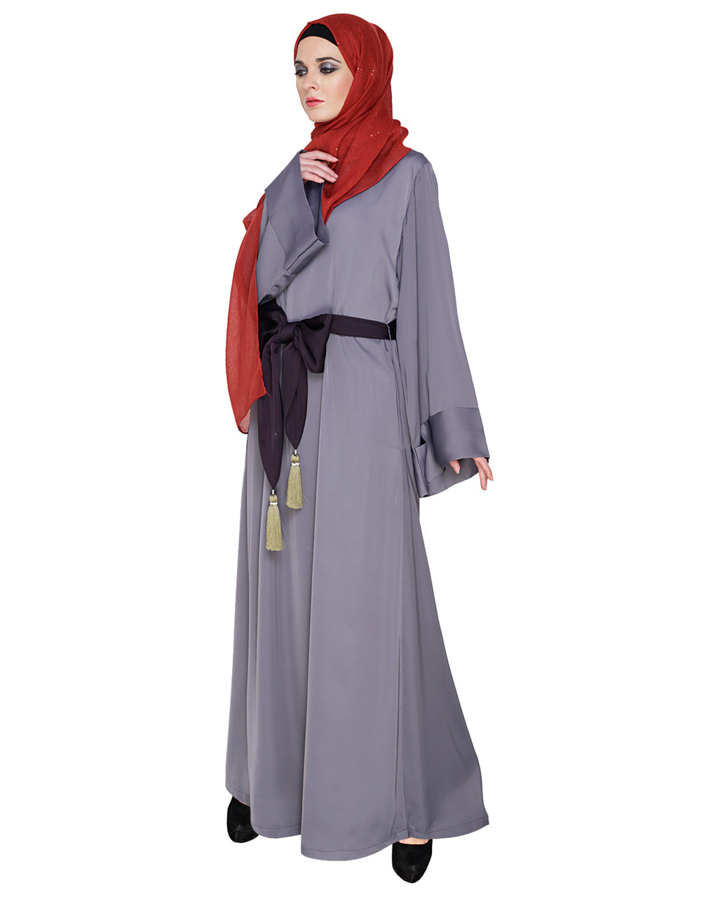 Stylish Tasseled Dubai Style Abaya