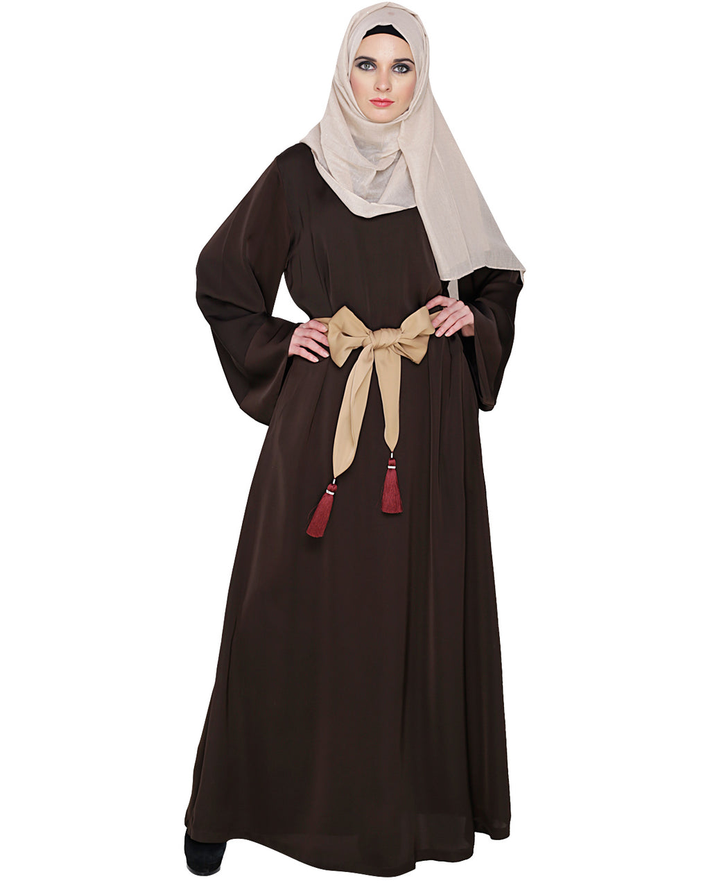 Stylish Tasseled Dubai Style Abaya