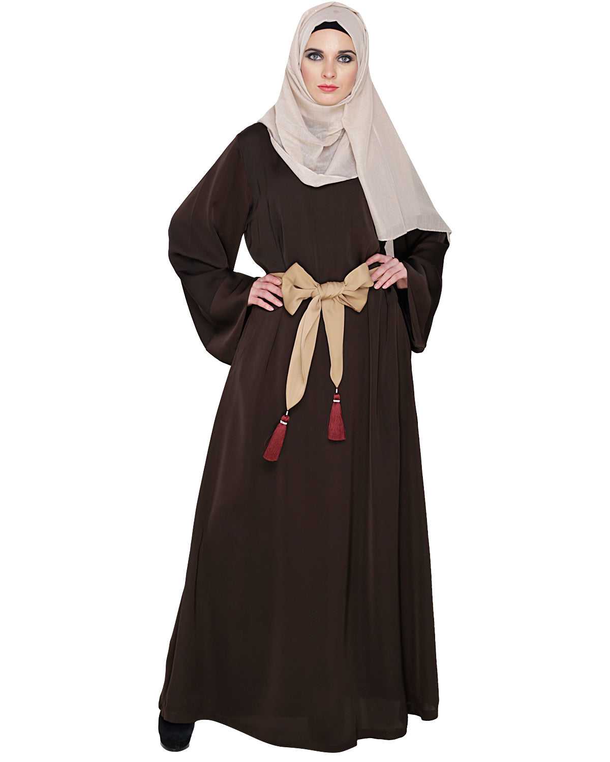 Stylish Tasseled Dubai Style Abaya