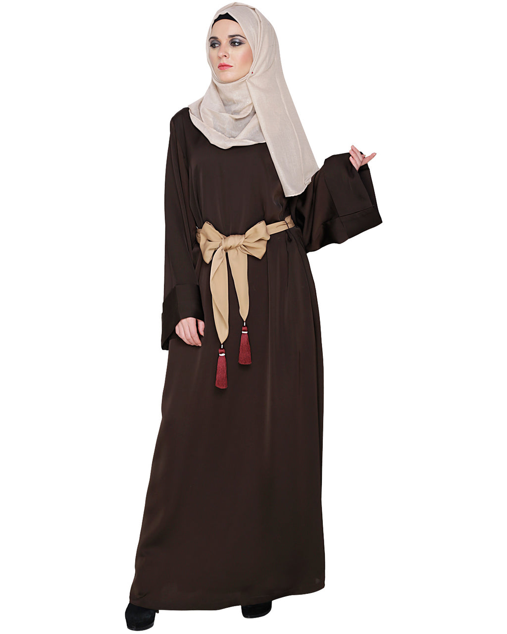 Stylish Tasseled Dubai Style Abaya
