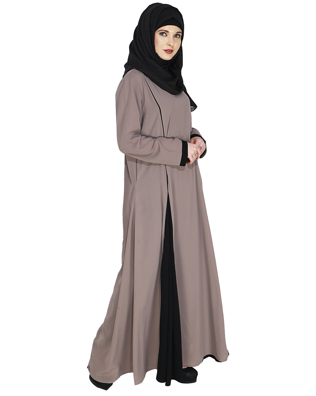 Inverted Pleat Frock Abaya