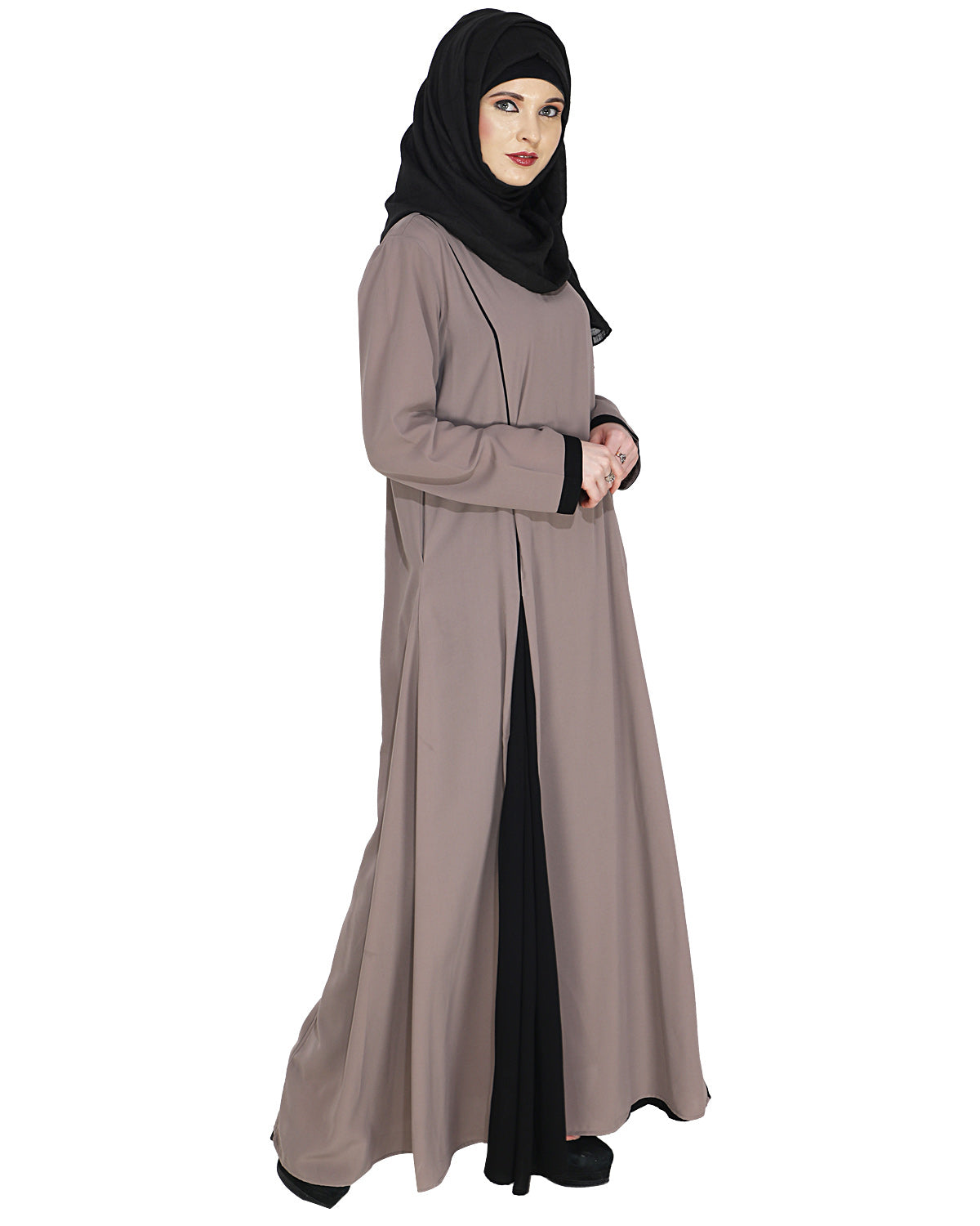 Inverted Pleat Frock Abaya