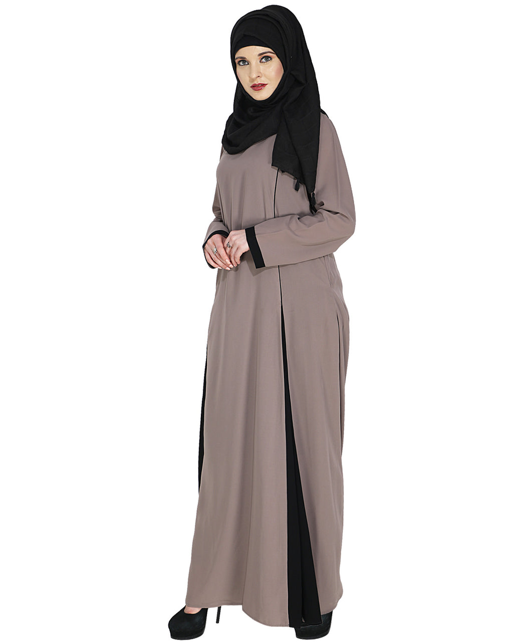Inverted Pleat Frock Abaya