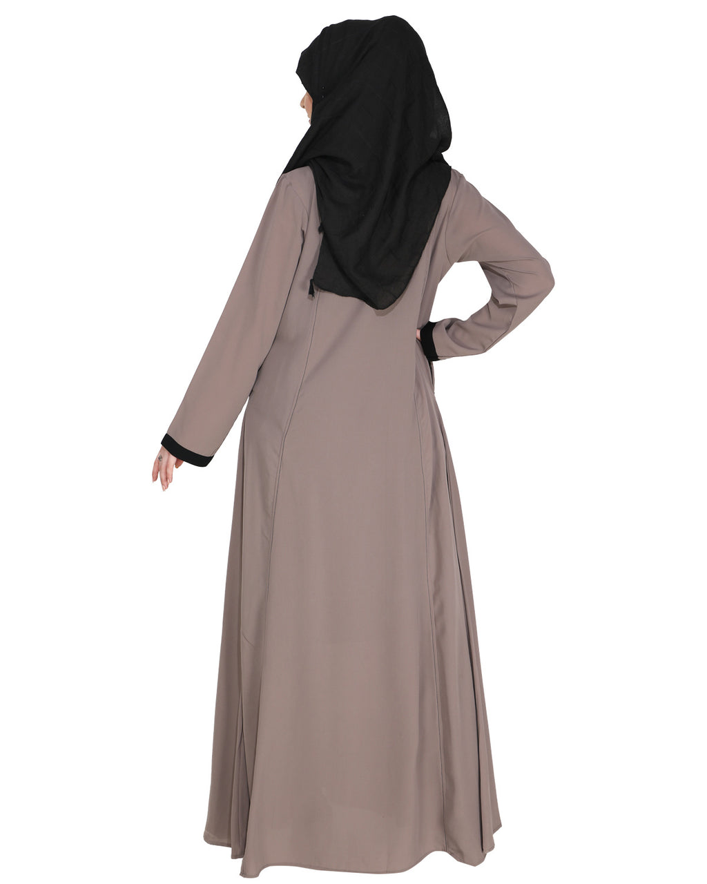 Inverted Pleat Frock Abaya