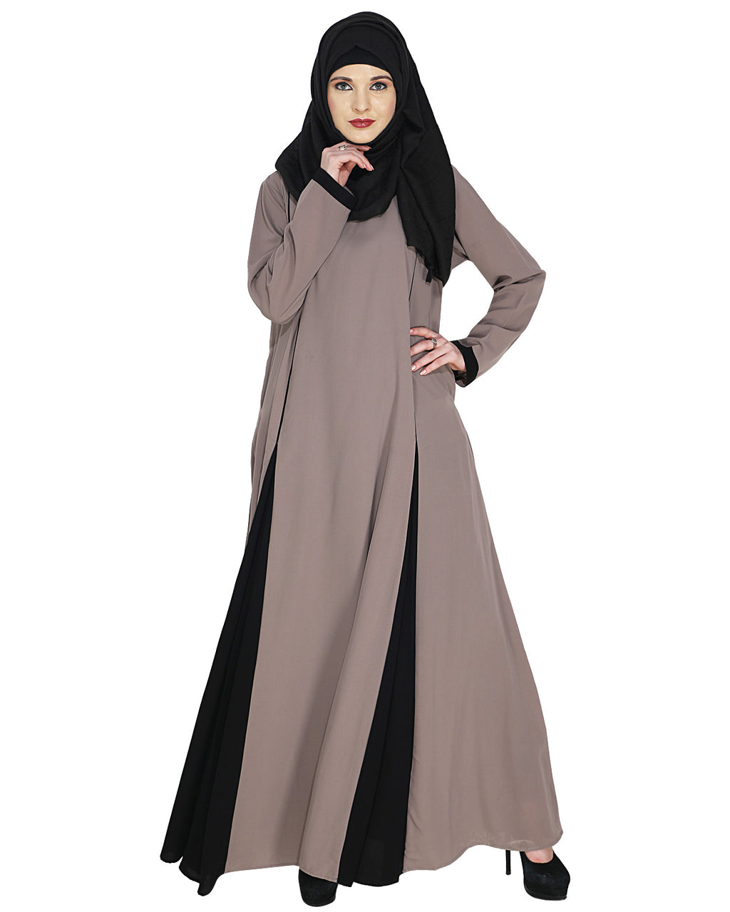 Inverted Pleat Frock Abaya