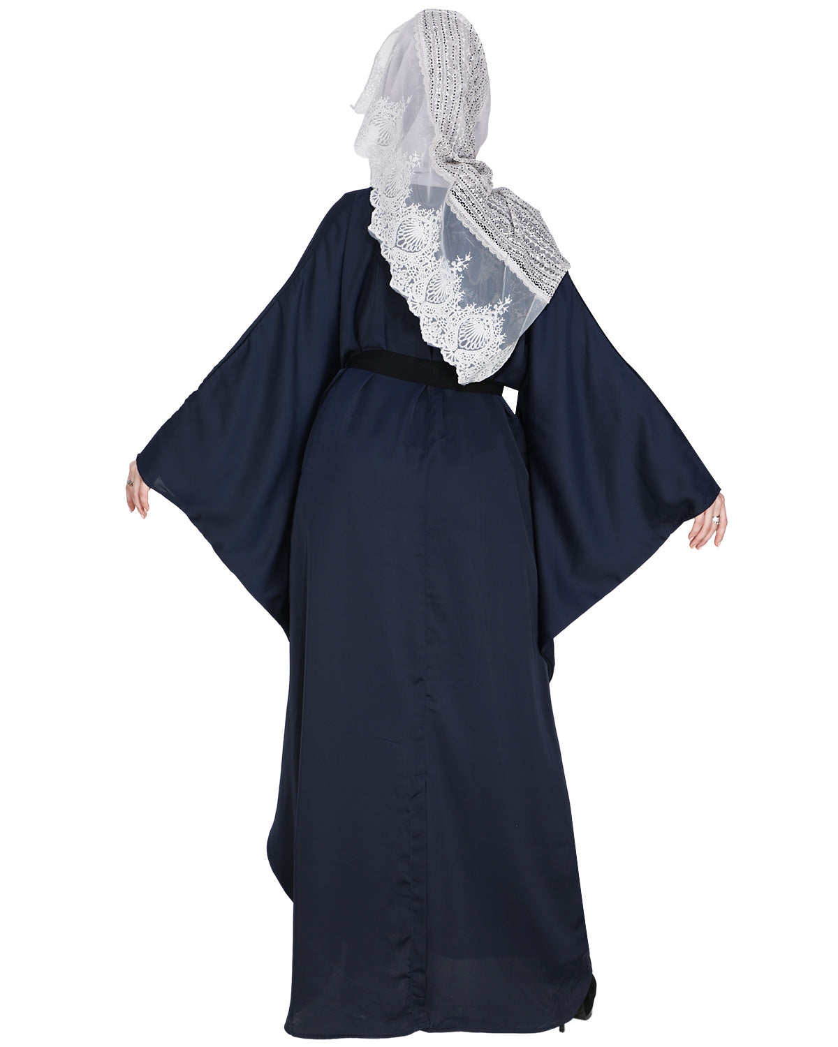 Blue Designer Belt Kaftan